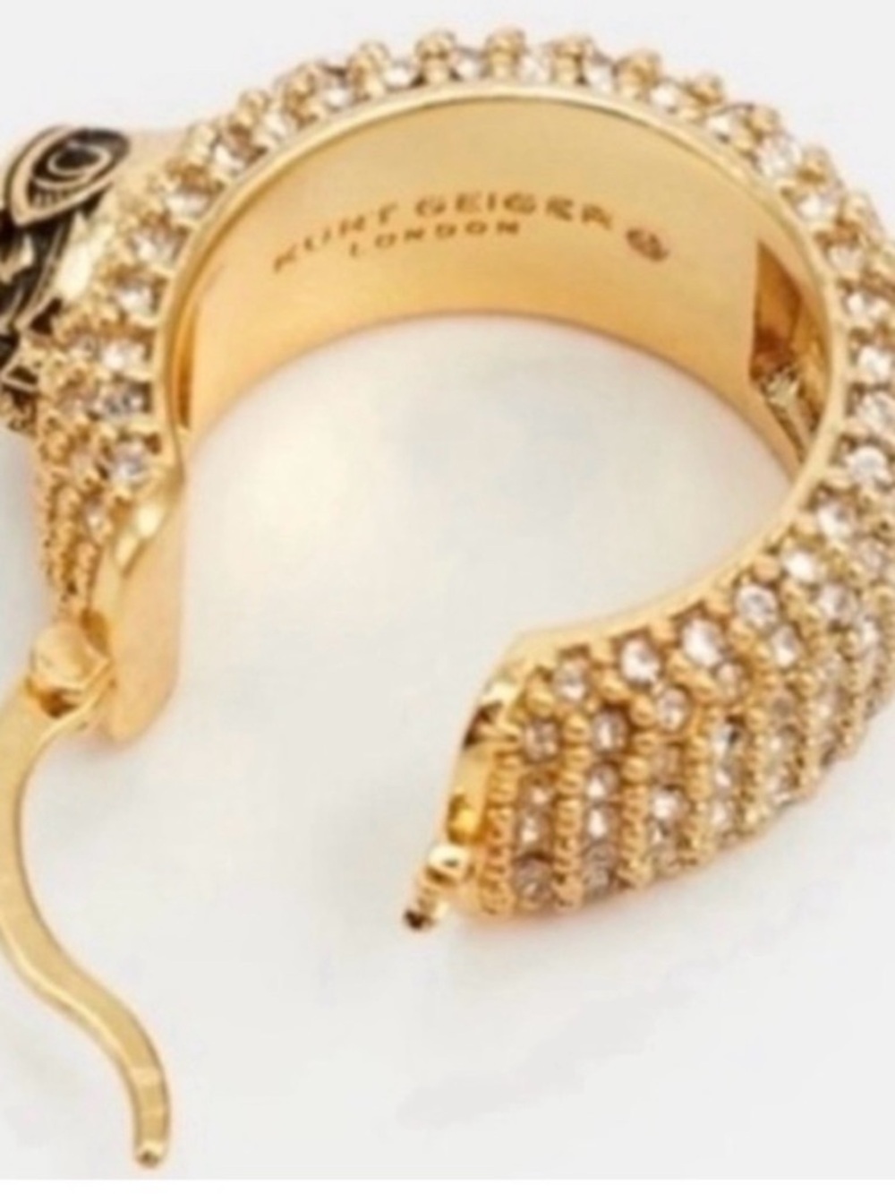 Kurt Geiger London Women's Pavé Eagle
Hoop Earrings - Picture 8 of 8